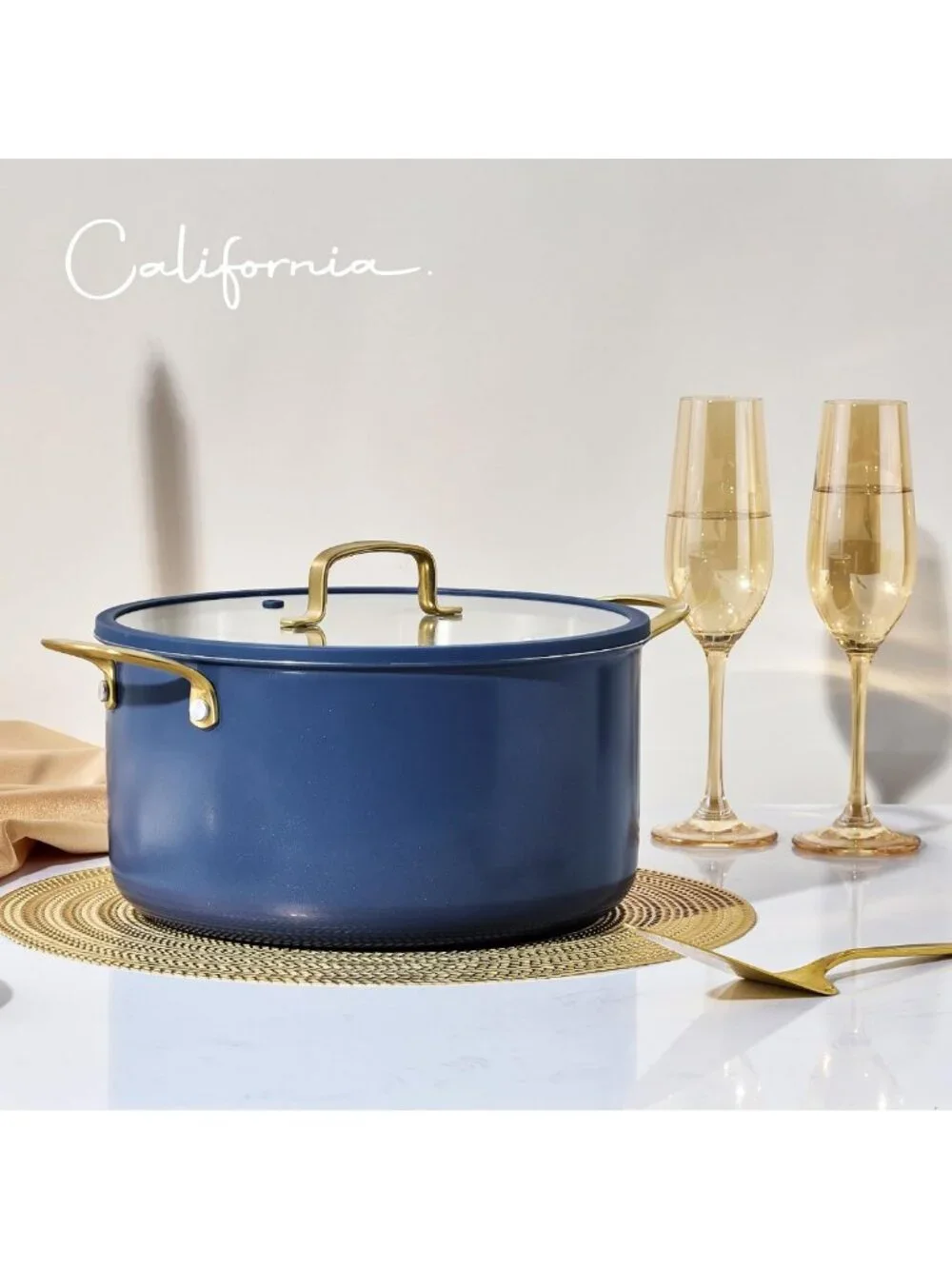 8QT Tri-Ply Stainless Steel Stock Pot with Lid, Even Heating, Dishwasher Safe